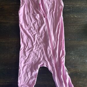 Kyte BABY Bubblegum Sleeveless Zipper Romper
